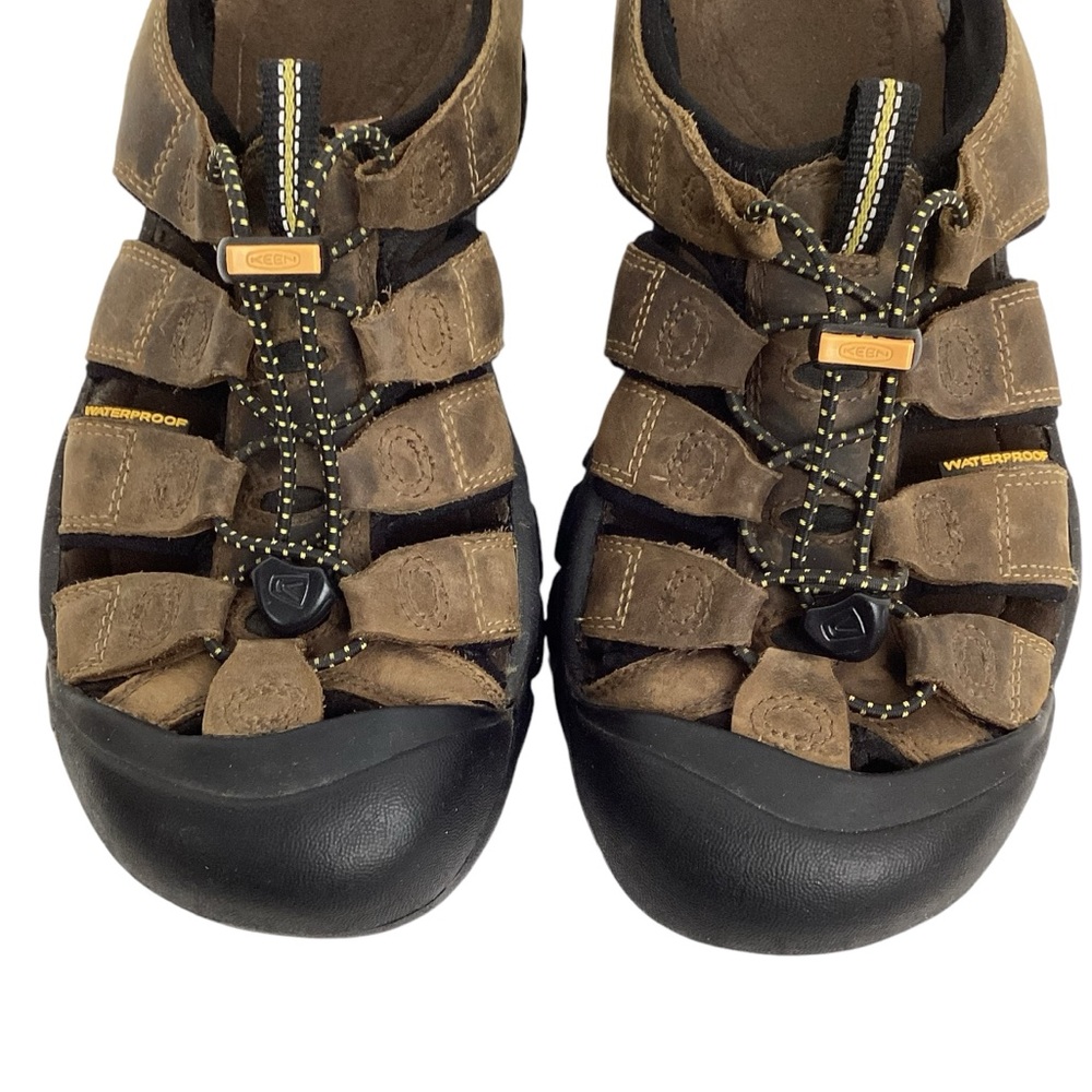 Keen Newport H2 Leather Waterproof Sandals Brown - Picture 7 of 12